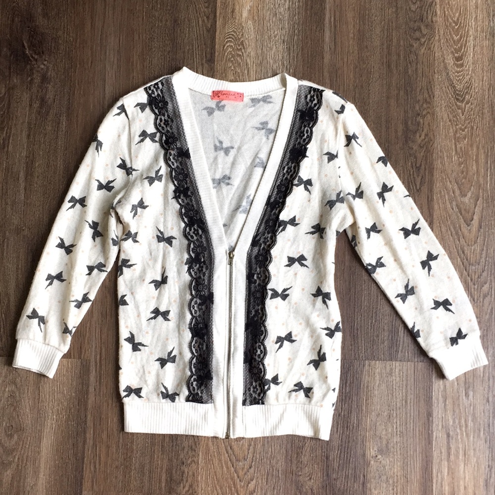 3/4 Sleeved Cardigan with Zipper